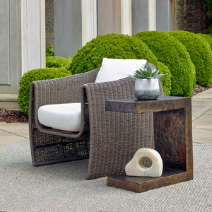   Golden Bronze Indoor/Outdoor Side Table | Oroa.com