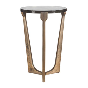   Round Glass Indoor/Outdoor Accent Table | Oroa.com