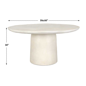   Cast Aluminum Indoor/Outdoor Dining Table | Oroa.com