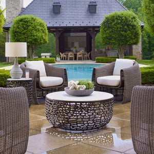   Bronze Base Indoor/Outdoor Coffee Table | Oroa.com