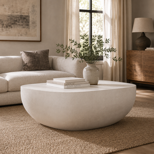   Limestone Finish Indoor/Outdoor Coffee Table | Oroa.com