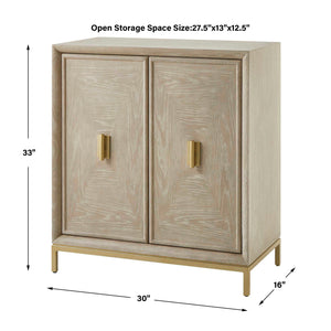   Cerused Oak 2-Door Cabinet | Oroa.com