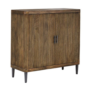   Wooden Tambour 2-Door Cabinet | Oroa.com