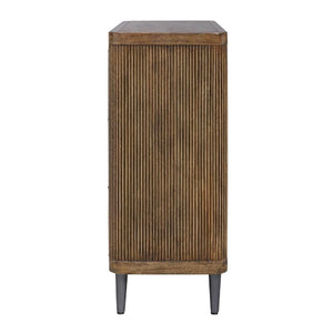   Wooden Tambour 2-Door Cabinet | Oroa.com