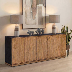   Teak Wood 5-Door Cabinet | Oroa.com
