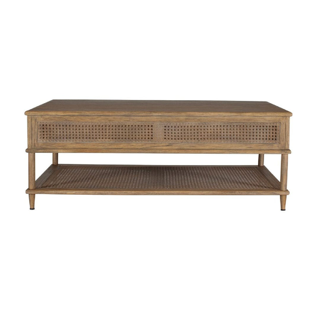   2-Drawer Rattan Cane Coffee Table | Oroa.com