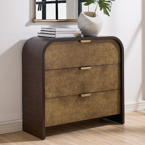   Two-Toned Oak 3-Drawer Chest | Oroa.com