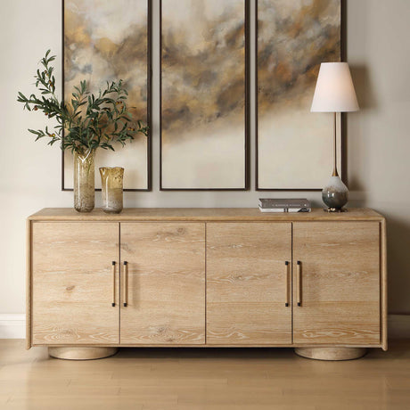   4-Door Oak Cabinet | Oroa.com