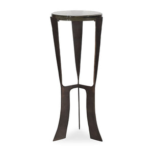   Bronze Framed Glass Drink Table | Oroa.com