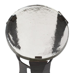   Bronze Framed Glass Drink Table | Oroa.com