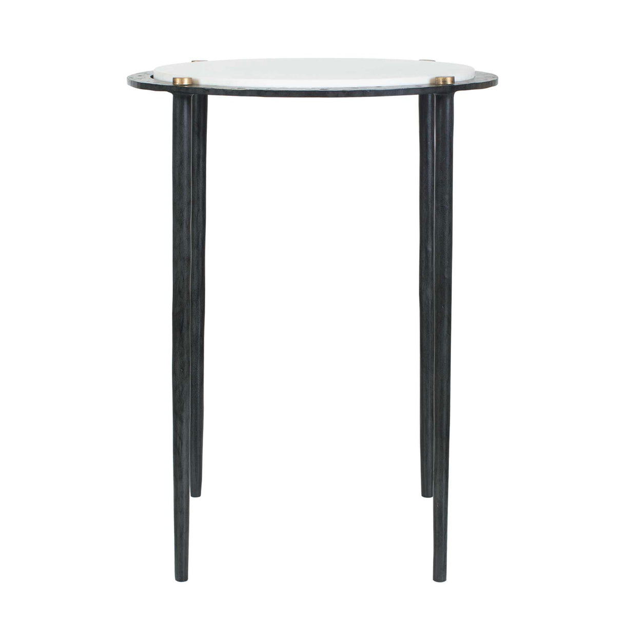   Gray Marble Accent Table | Oroa.com