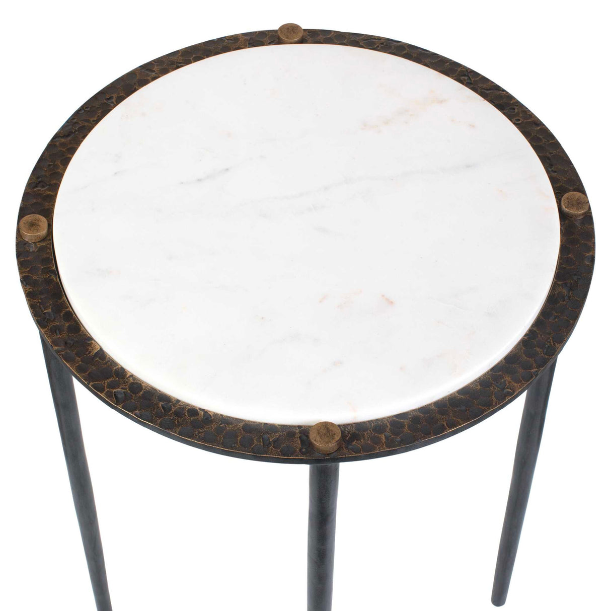   Gray Marble Accent Table | Oroa.com