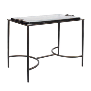   Cast Glass Accent Table | Oroa.com