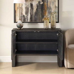   Elm Wood 2-Door Cabinet | Oroa.com