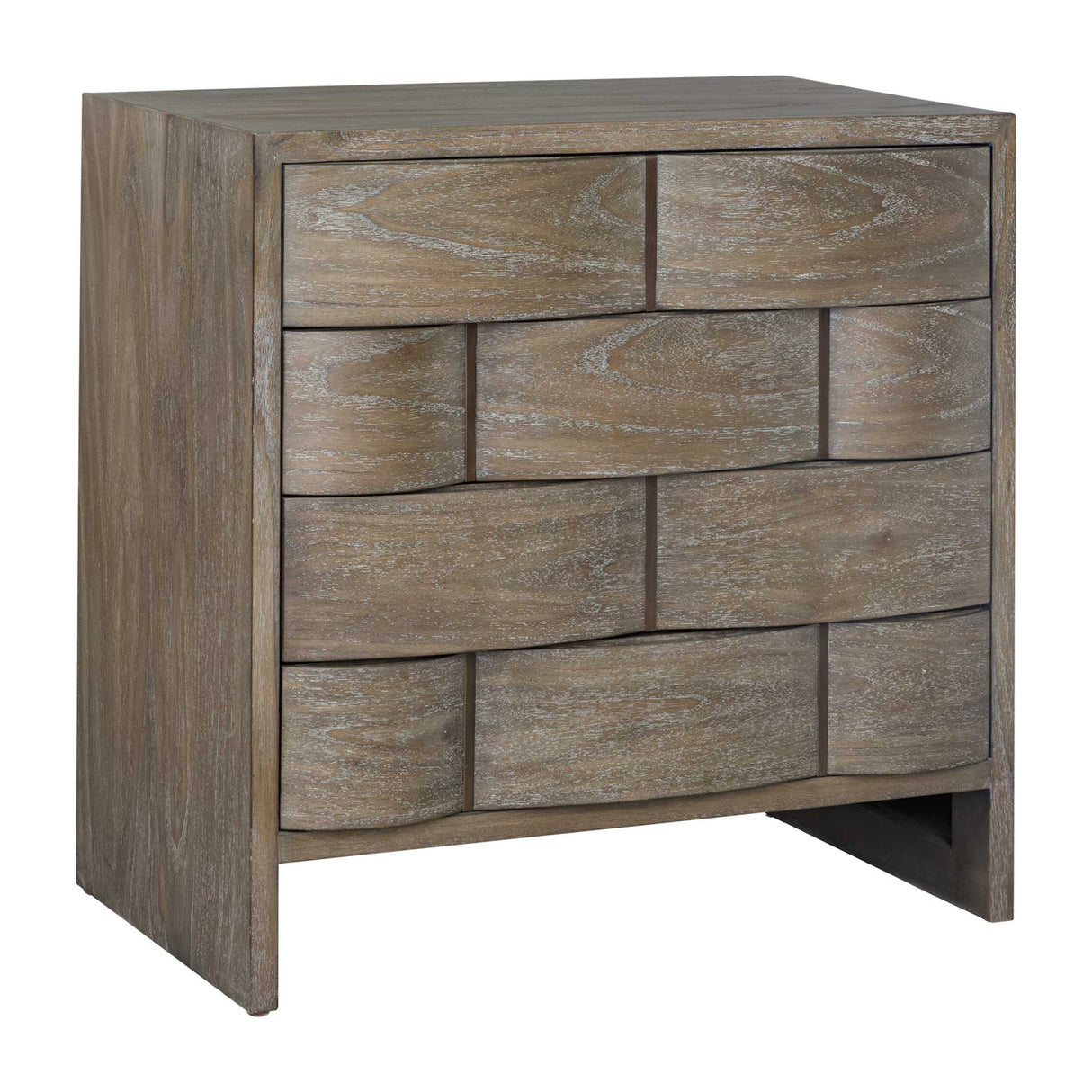   Brown Wooden 4-Drawer Chest | Oroa.com