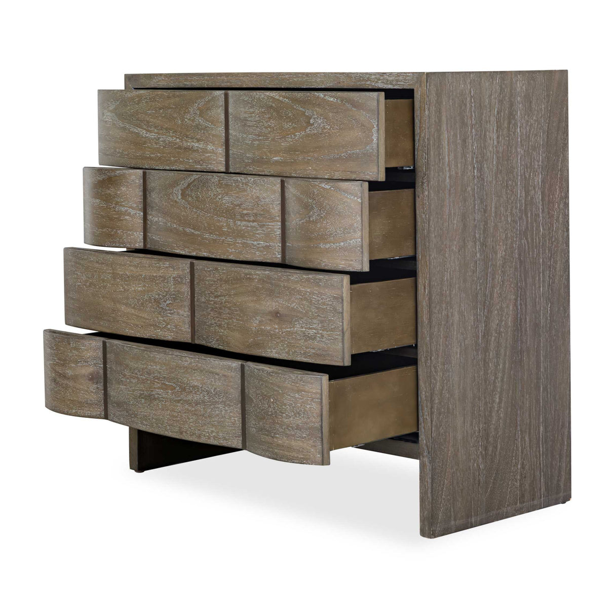   Brown Wooden 4-Drawer Chest | Oroa.com