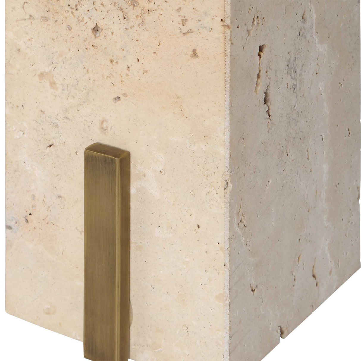   Oval Travertine Accent Table | Oroa.com