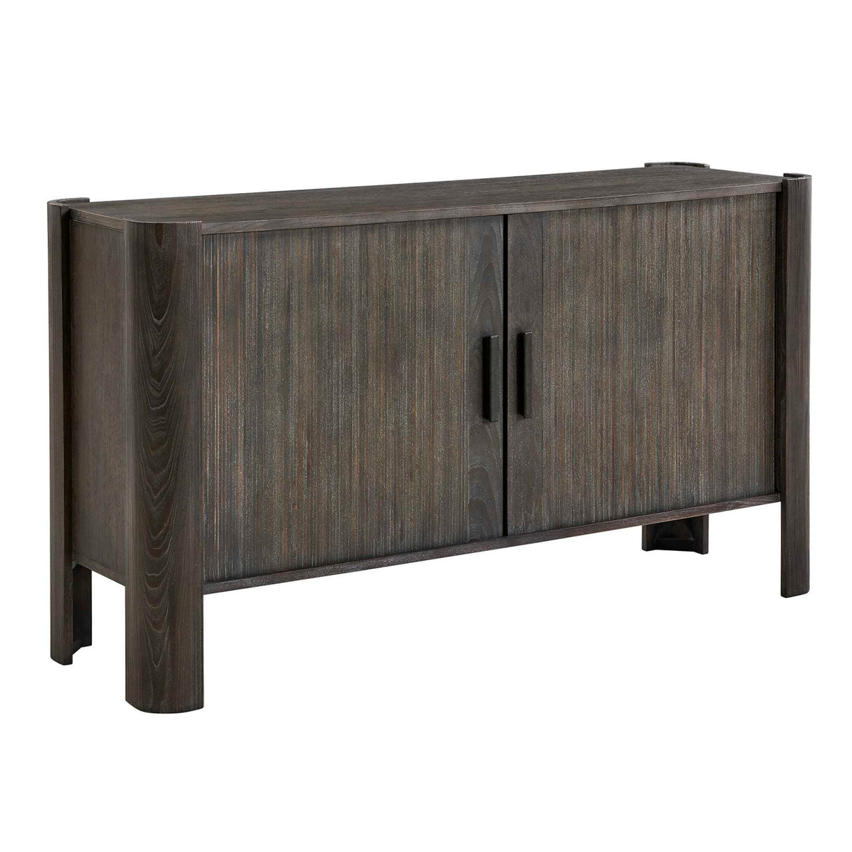   Gray Wooden Sliding Door Cabinet | Oroa.com