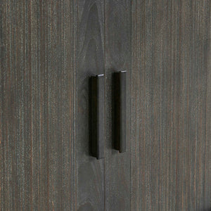   Gray Wooden Sliding Door Cabinet | Oroa.com