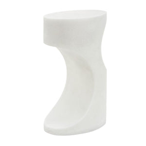   White Stone Indoor/Outdoor Accent Table | Oroa.com