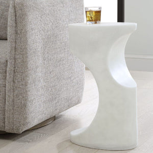   White Stone Indoor/Outdoor Accent Table | Oroa.com