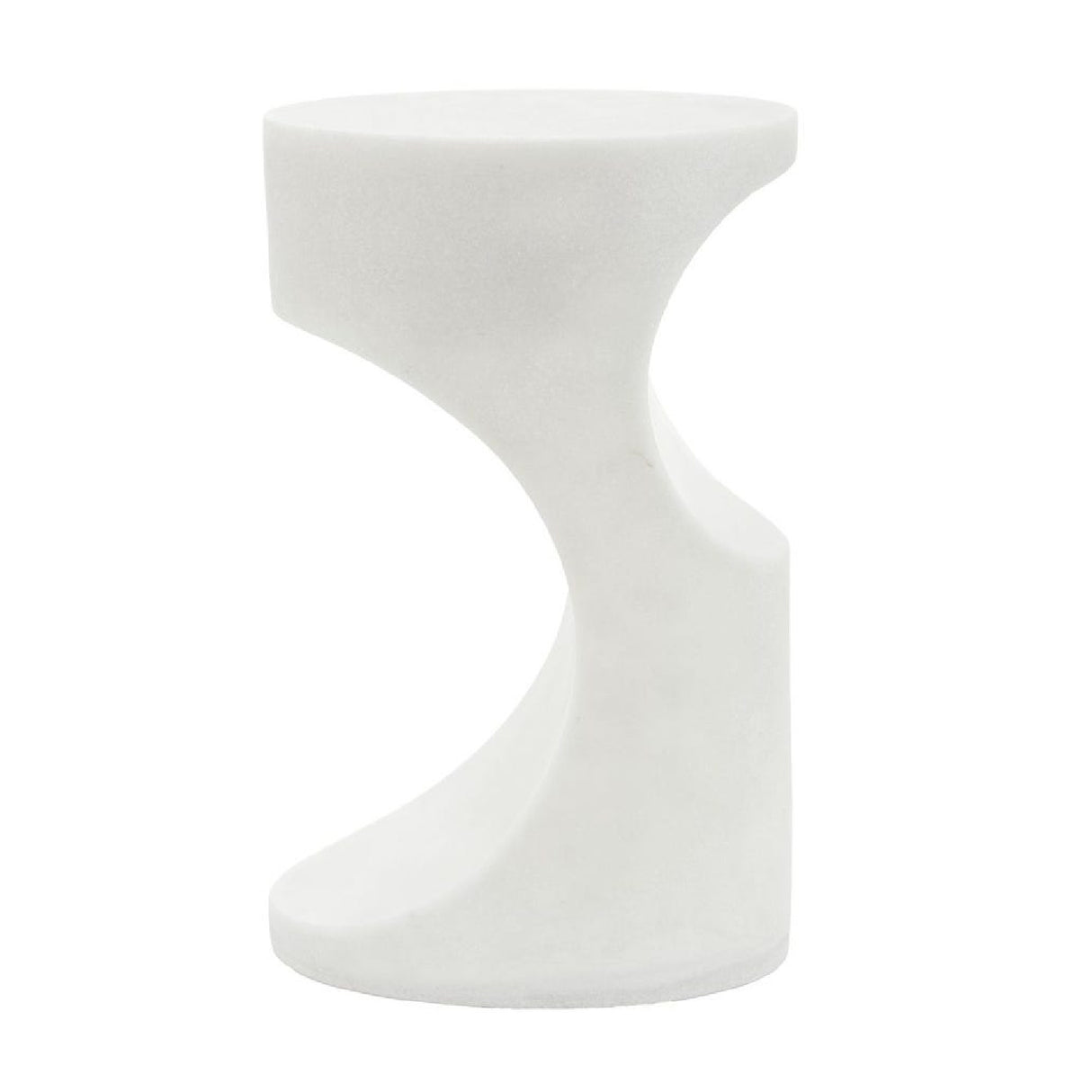   White Stone Indoor/Outdoor Accent Table | Oroa.com