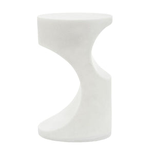   White Stone Indoor/Outdoor Accent Table | Oroa.com