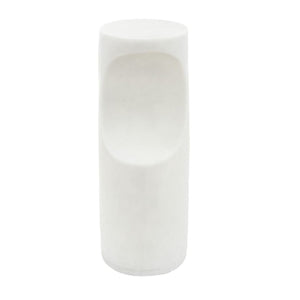   White Stone Indoor/Outdoor Accent Table | Oroa.com