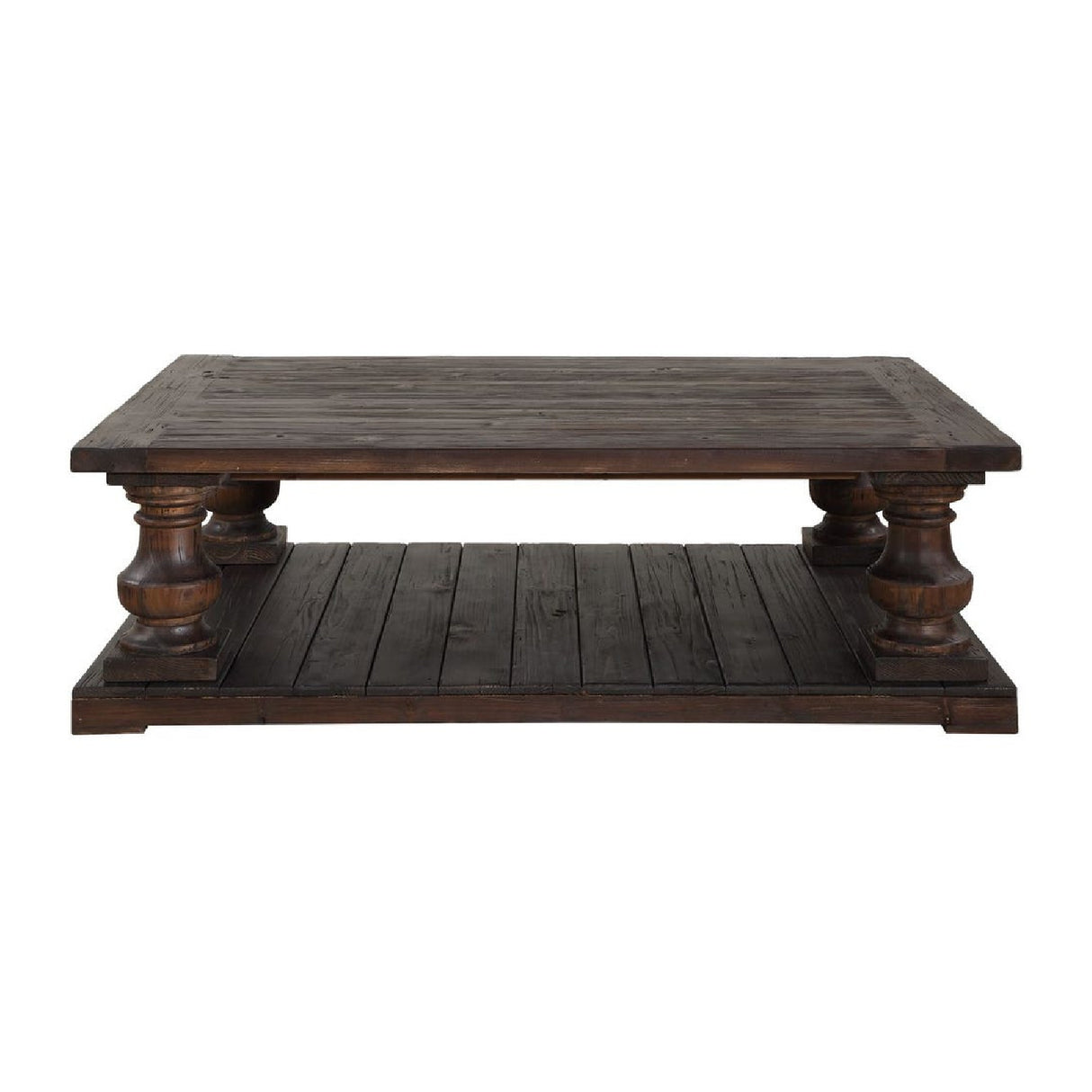   Dark Fir Wood Coffee Table | Oroa.com