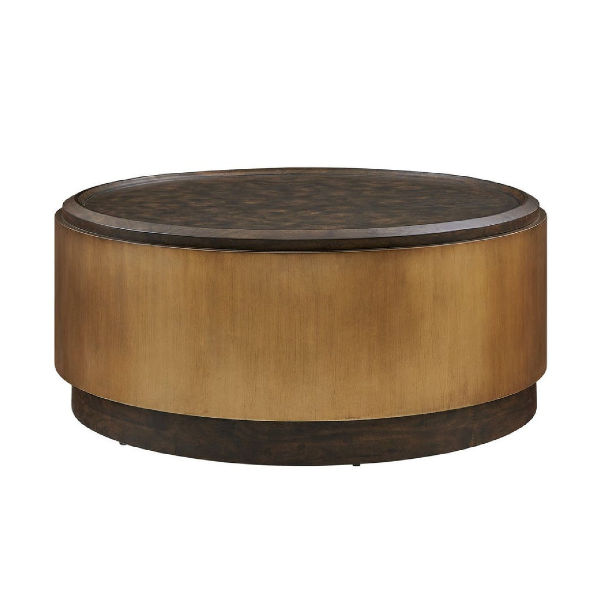   Mappa Burl Round Coffee Table | Oroa.com