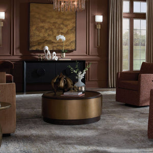   Mappa Burl Round Coffee Table | Oroa.com