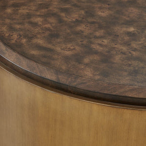  Mappa Burl Round Coffee Table | Oroa.com