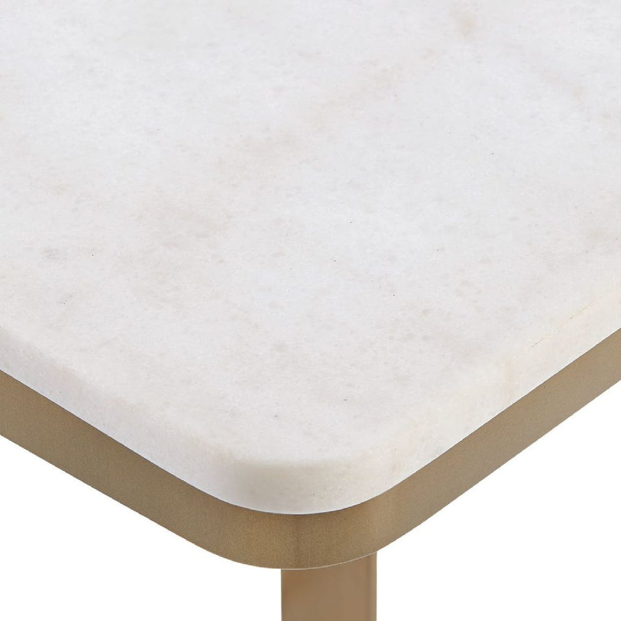   White Marble End Table | Oroa.com