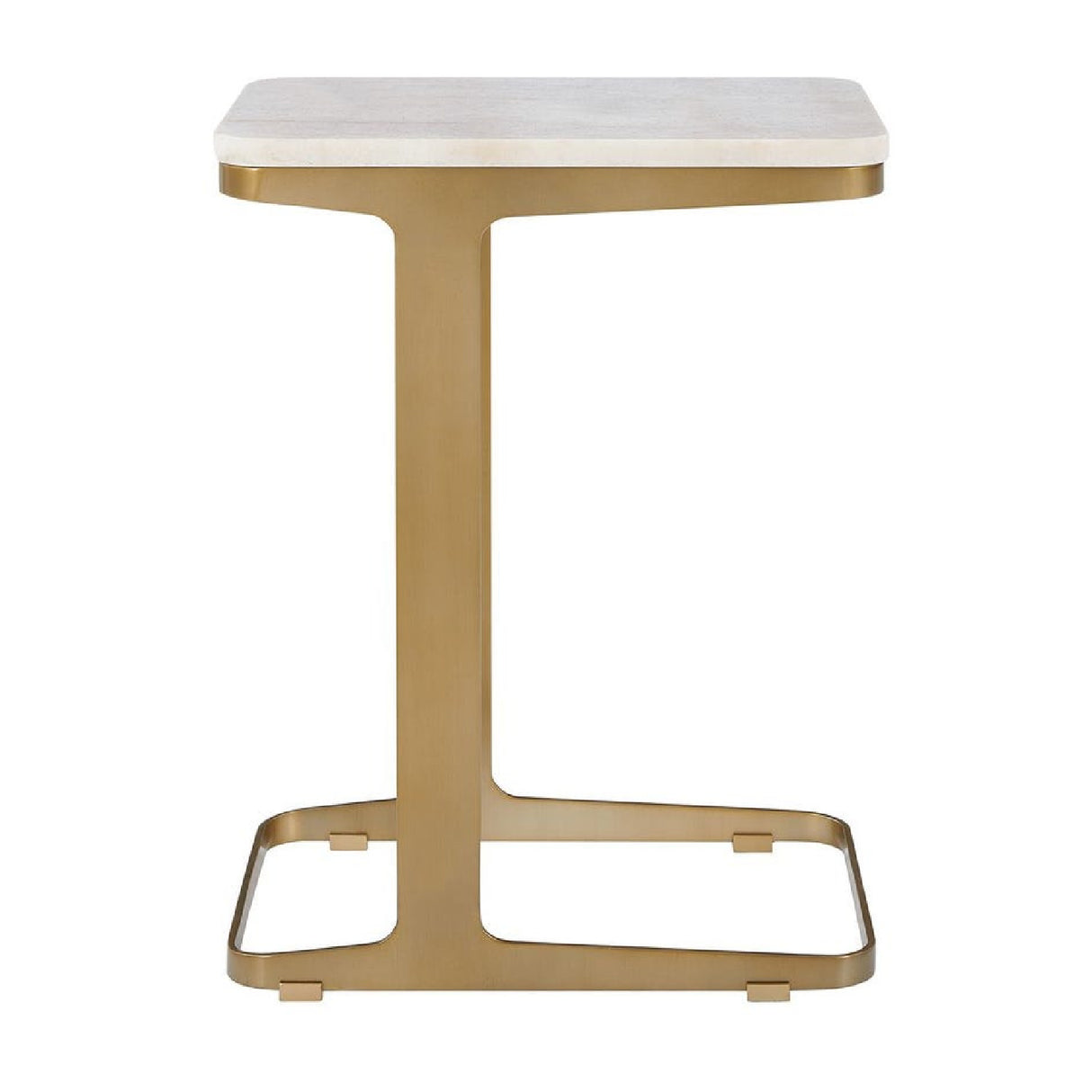   White Marble End Table | Oroa.com