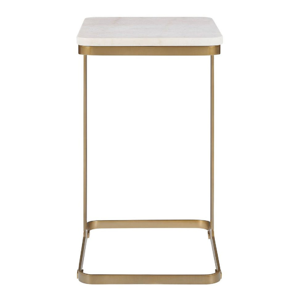   White Marble End Table | Oroa.com