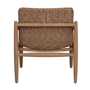   Wicker Scooped Outdoor Lounge Chair | Oroa.com