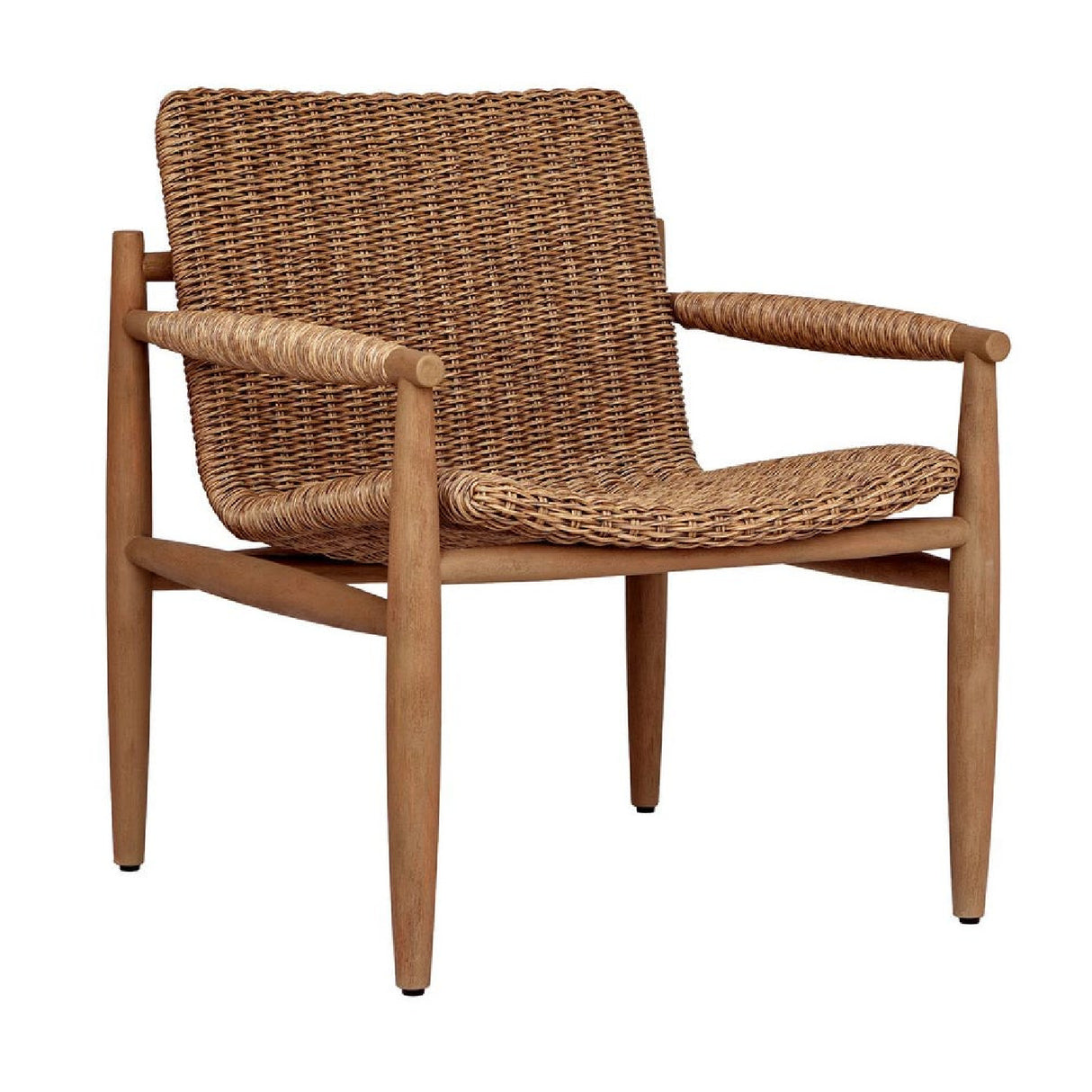   Wicker Scooped Outdoor Lounge Chair | Oroa.com