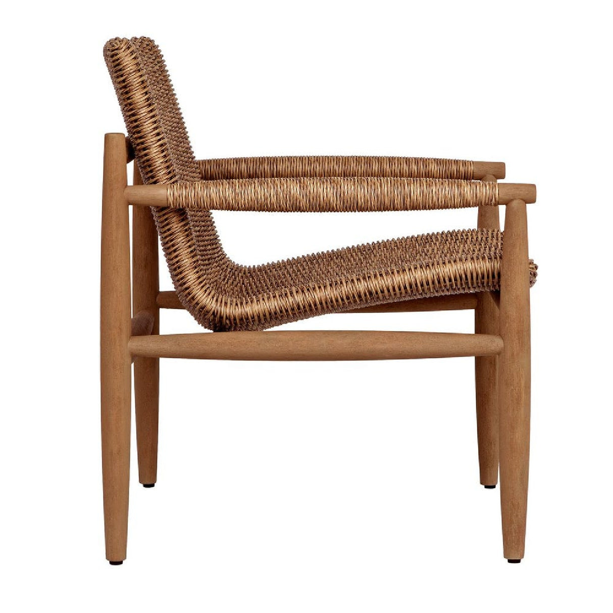   Wicker Scooped Outdoor Lounge Chair | Oroa.com