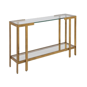   Gold Framed Glass Console Table | Oroa.com