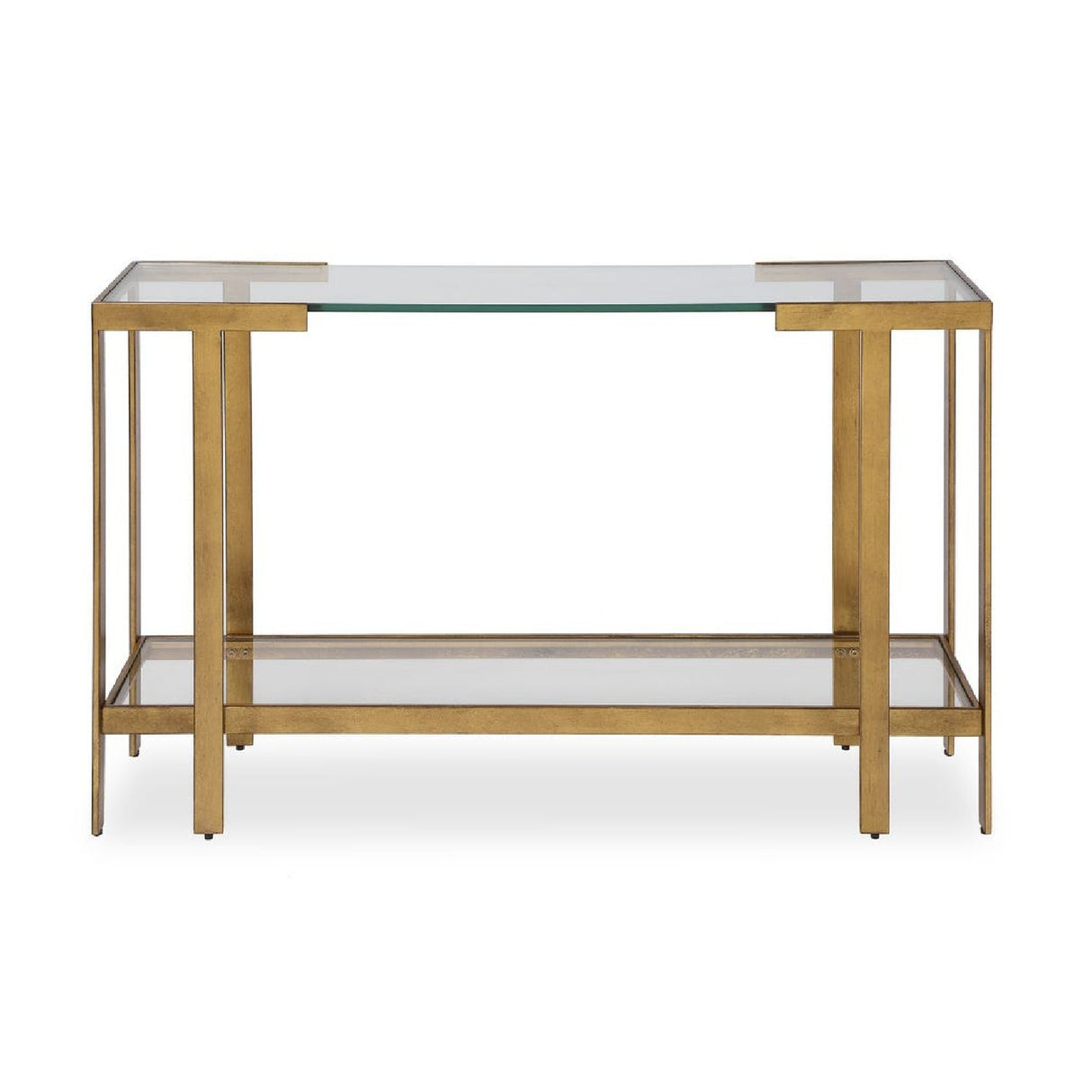   Gold Framed Glass Console Table | Oroa.com
