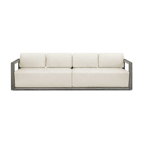   Modern European furniture - Gray Mahogany Outdoor 4-Seater Sofa - www.oroa.com | Oroa.com