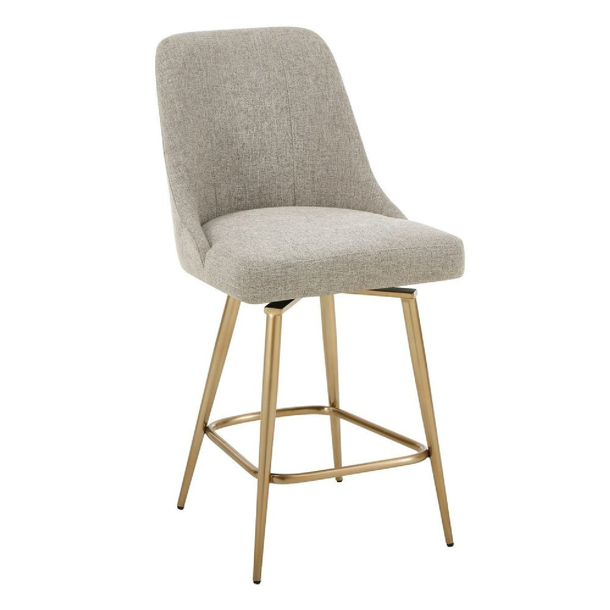   Taupe Fabric Counter Stool | Oroa.com