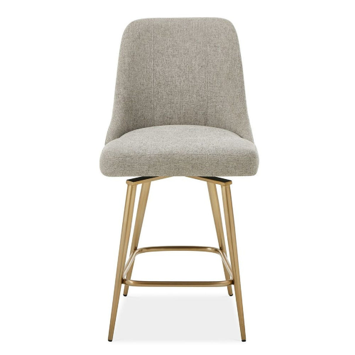   Taupe Fabric Counter Stool | Oroa.com
