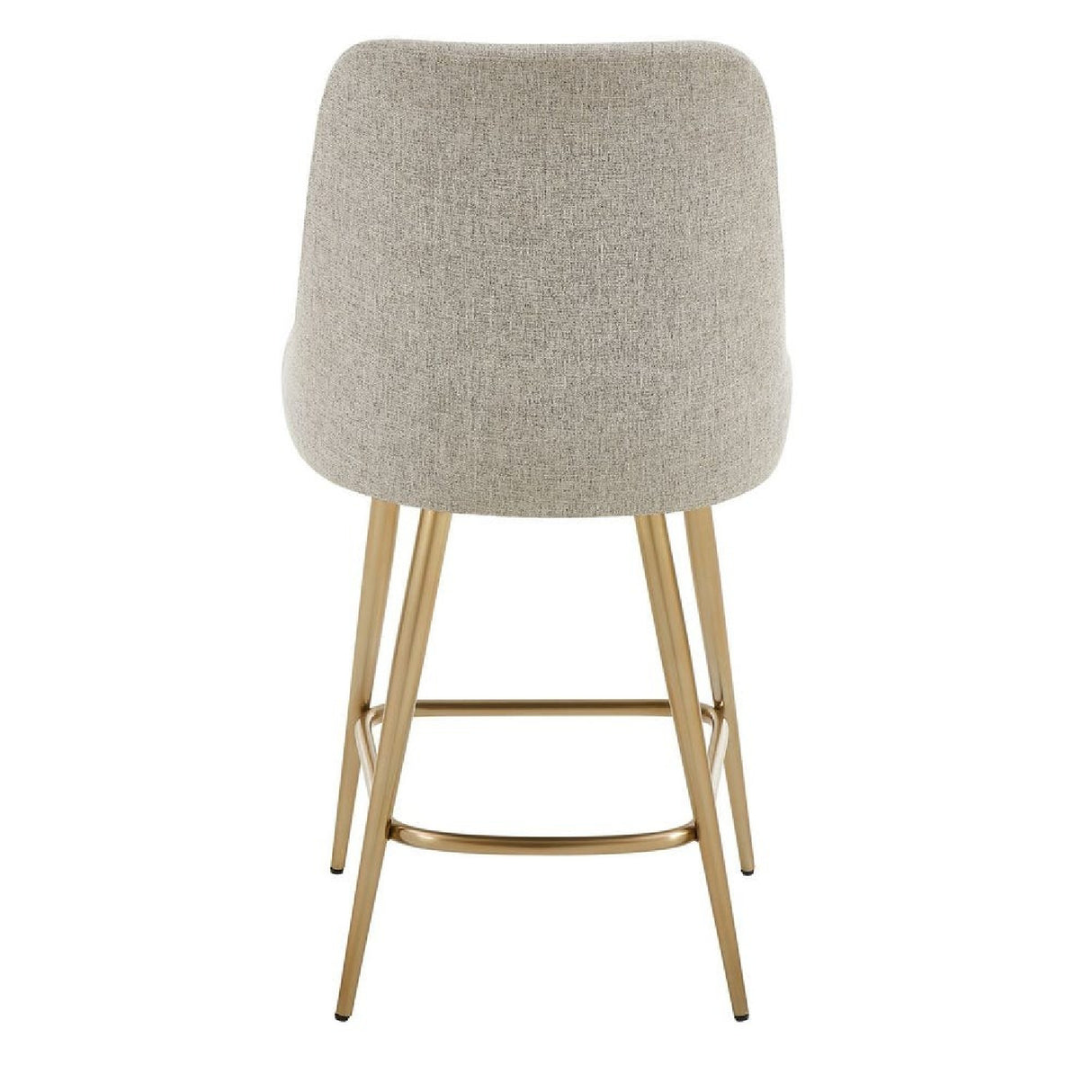   Taupe Fabric Counter Stool | Oroa.com