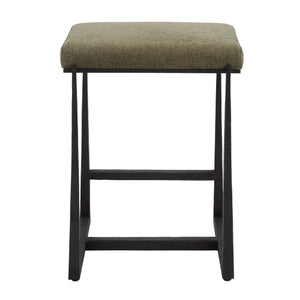   Green Fabric Counter Stool | Oroa.com