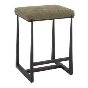   Green Fabric Counter Stool | Oroa.com