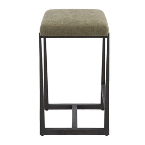   Green Fabric Counter Stool | Oroa.com