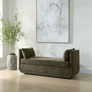   Textured Chenille Oversized Bench | Oroa.com
