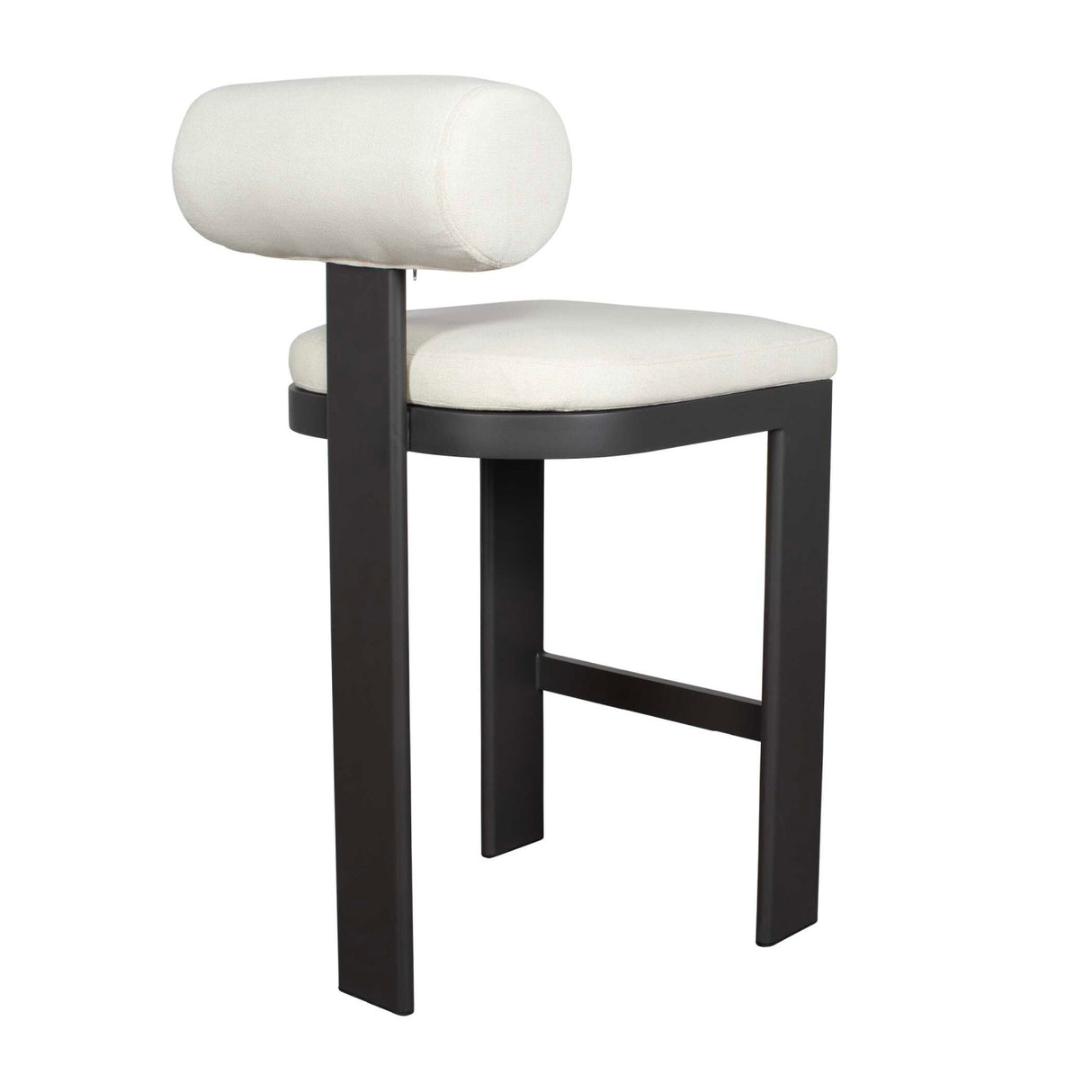   White Padded Outdoor Bar Stool | Oroa.com