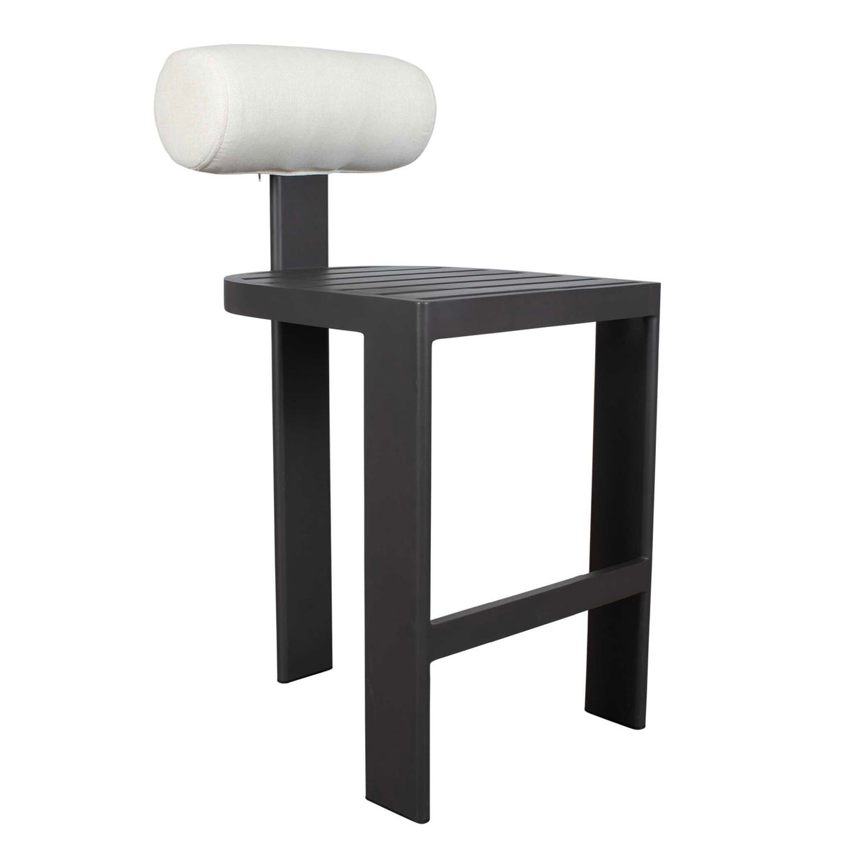   White Padded Outdoor Bar Stool | Oroa.com